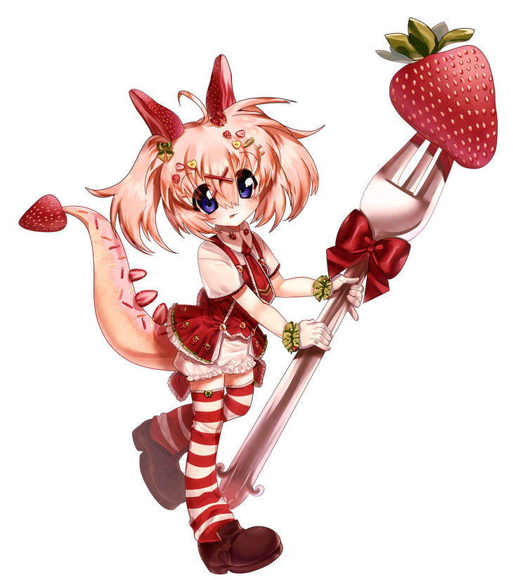 Strawberry Kaijiu illust by UpTown-P
