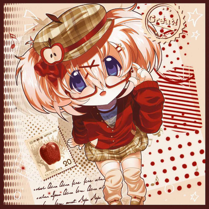 apple stamps by uptown-p